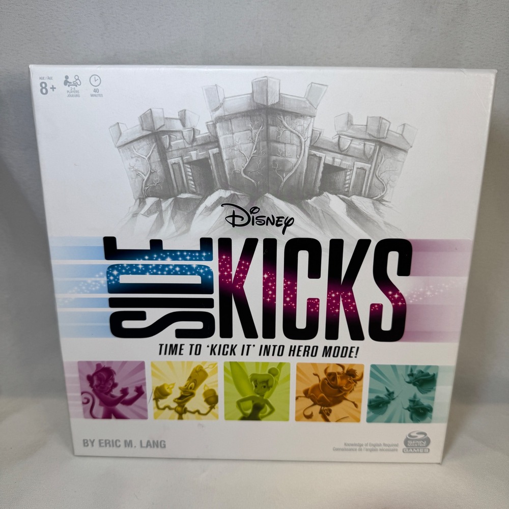 Disney Sidekicks Board Game Eric M Lang Spin Master New Sealed Strategy Game